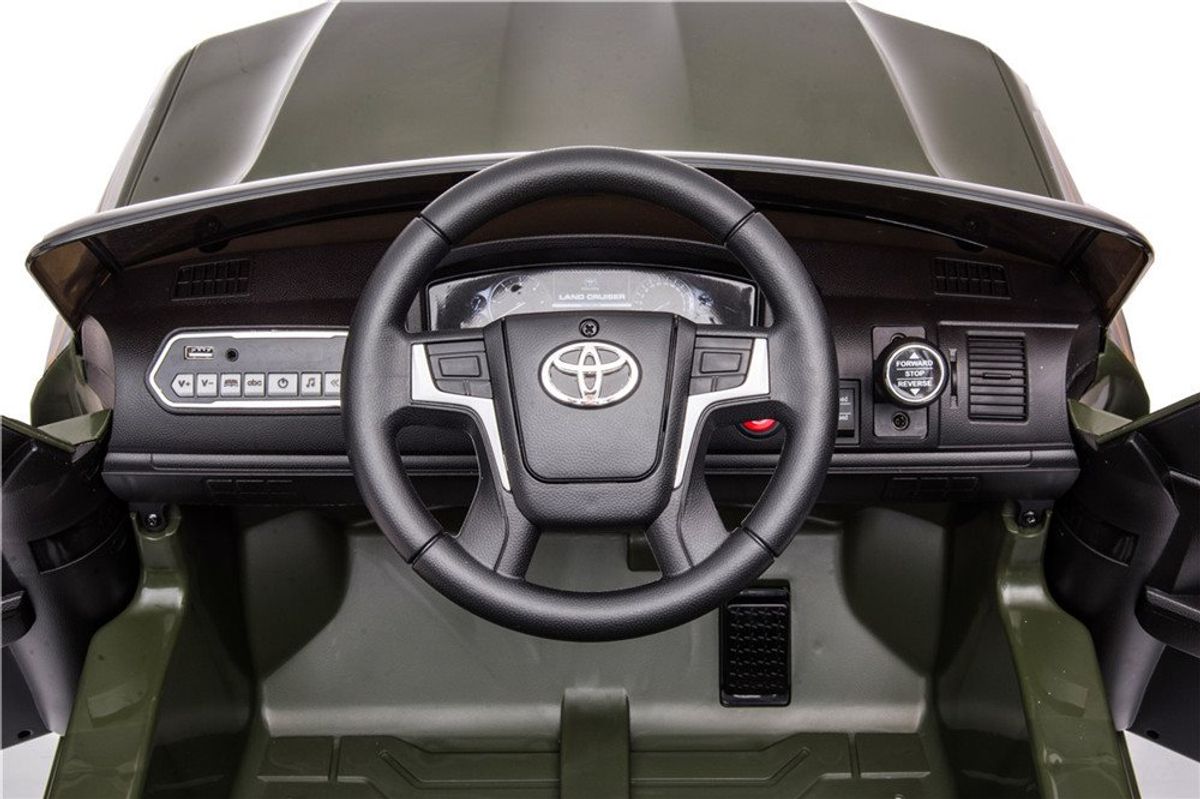 Barnebil Toyota Land Cruiser Green, 2x12V