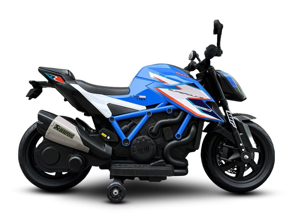 KTM X12 MC 2x12V motorsykkel - blå