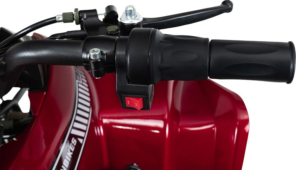 Barnas Quad S-10 Elektrisk 1000W Rød/Metallic