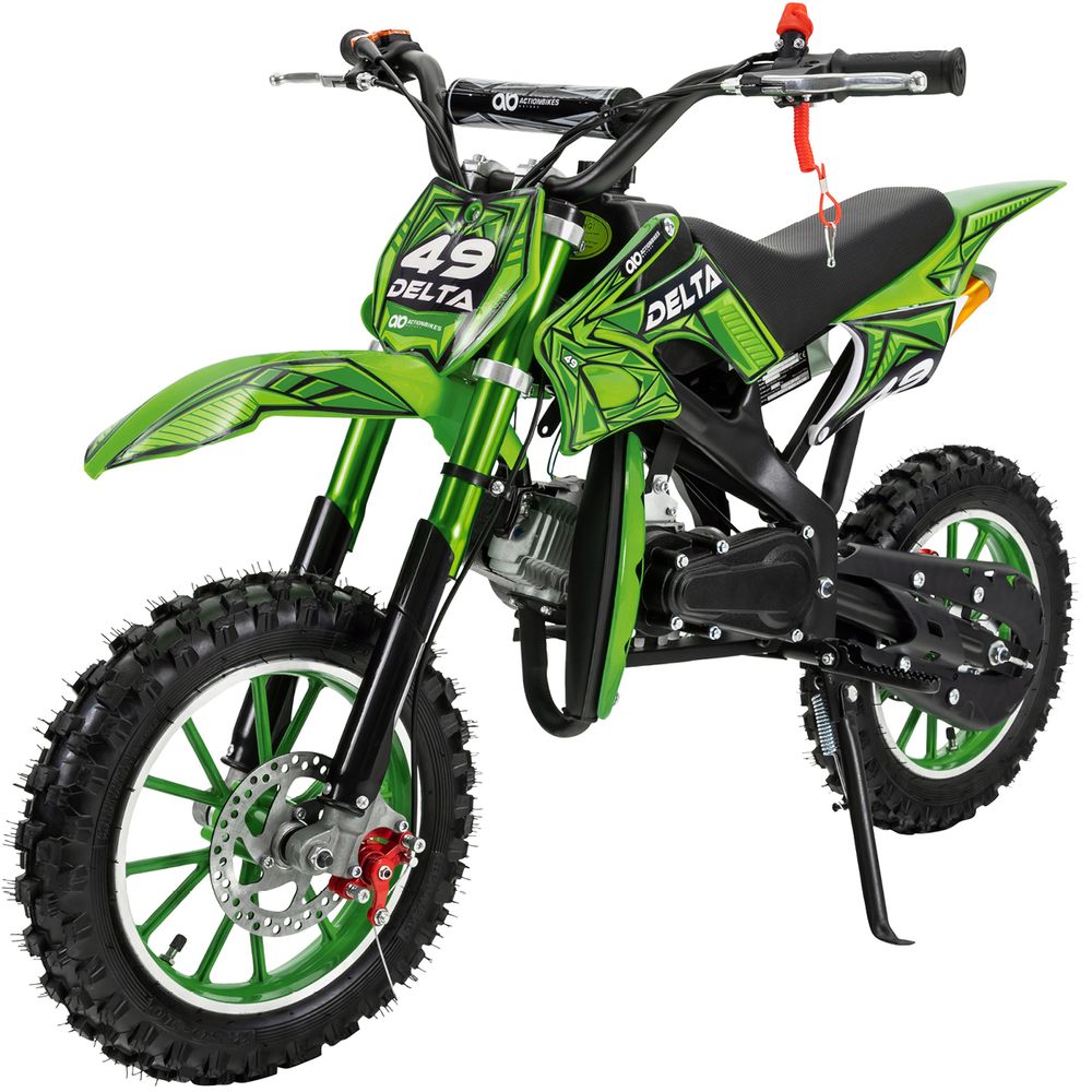 Mini Crossbike Delta 49 cc 2-takt - Grønn