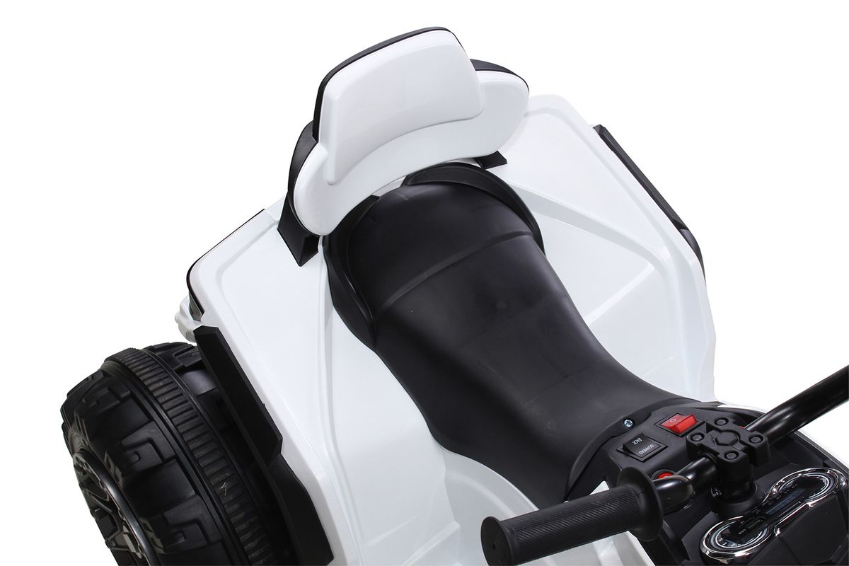 Quad ATV for barn, elbil - rød/hvit