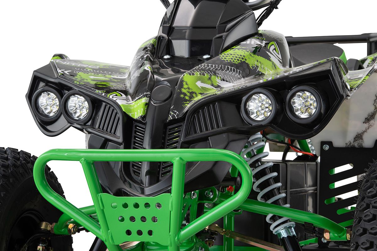 Warrior 1500W graffiti ATV med Keyless og akseldrift