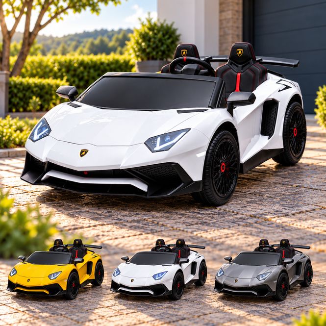 Hovedbilde Lamborghini Aventador XXL elektrisk barnebil 24V ...