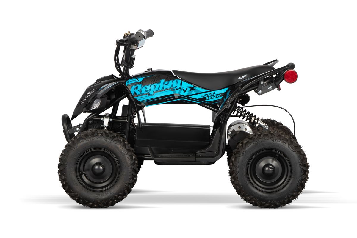 Replay Cross 1000W elquad med LED og nødstopp