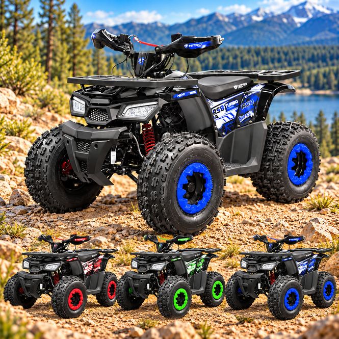Hovedbilde Rocco 125cc ATV automat m/revers, LED, alarm og ...