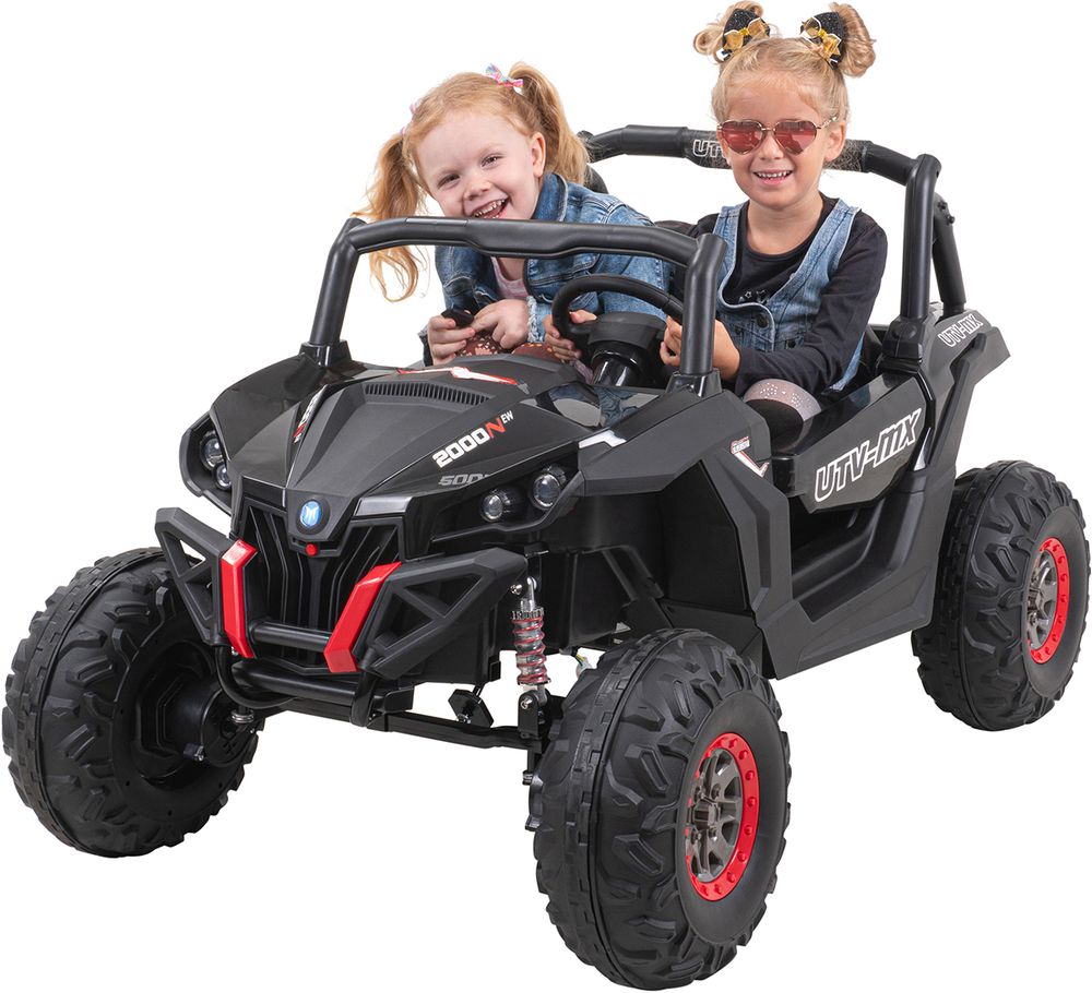 Elektrisk bil - UTV buggy - 2 seter - 140 watt - sort