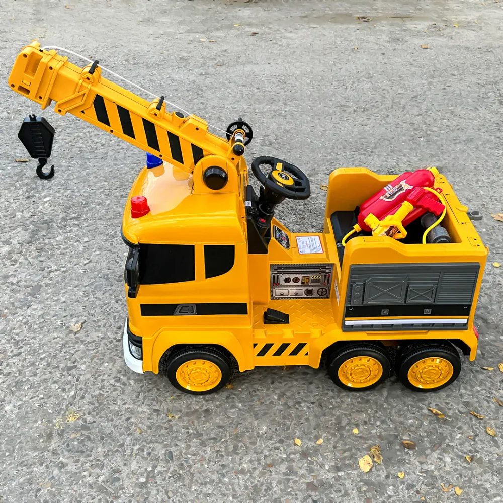 Kranbil for barn 3-6 år - 140W 12V