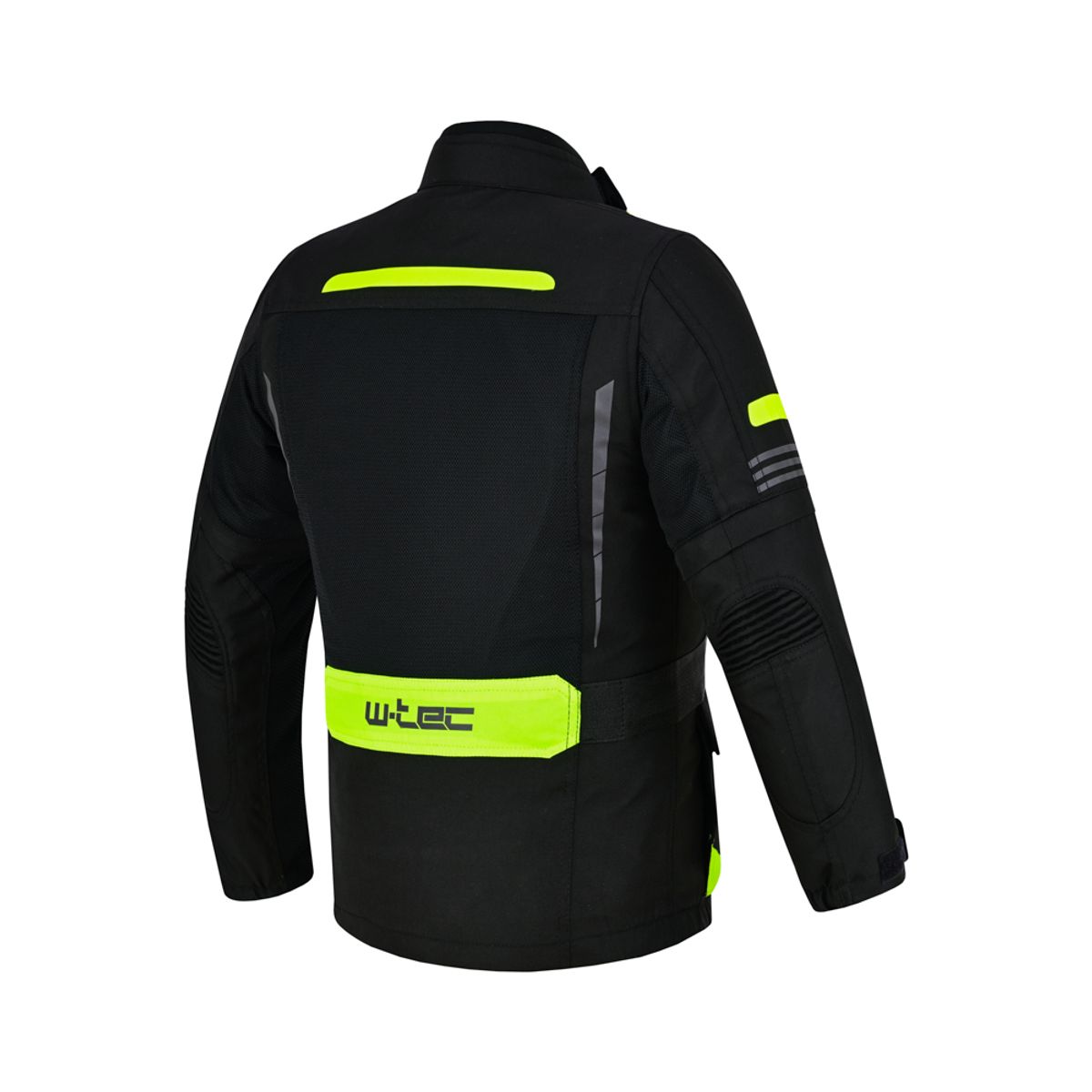 W-TEC Pinapoco barne MC-jakke justerbar Sort/Fluo