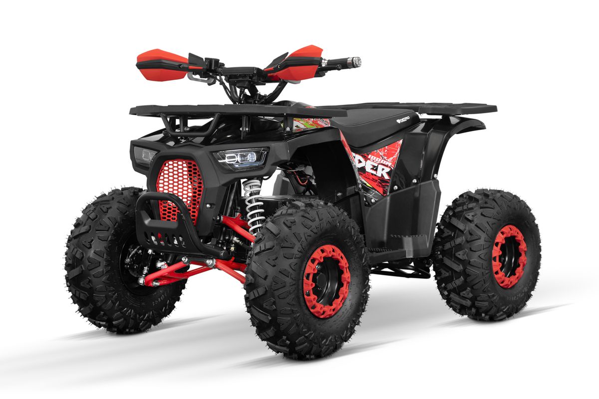 Dustrider 1500W elquad med LED og 4 hastigheter