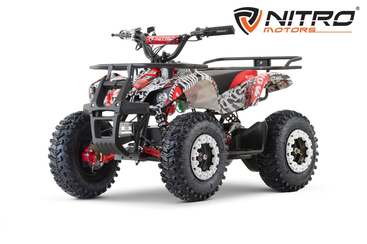 Torino 1200W Graffiti ATV m/Snowy-dekk & LED