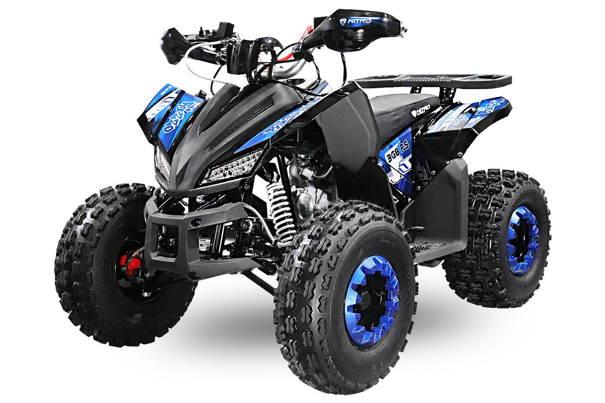 Rizzo 125cc ATV m/revers, LED, digitalt dash og alarm