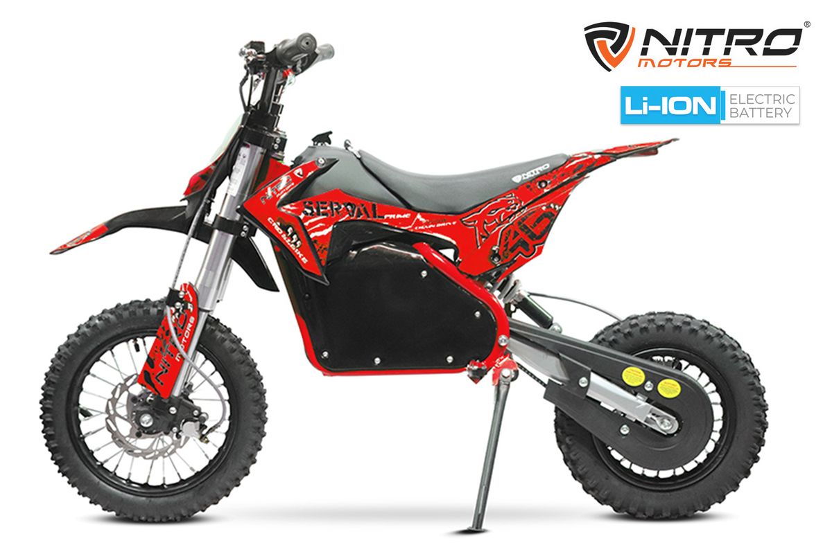 Nitro Serval 1200W el-dirt bike for barn Li-ion