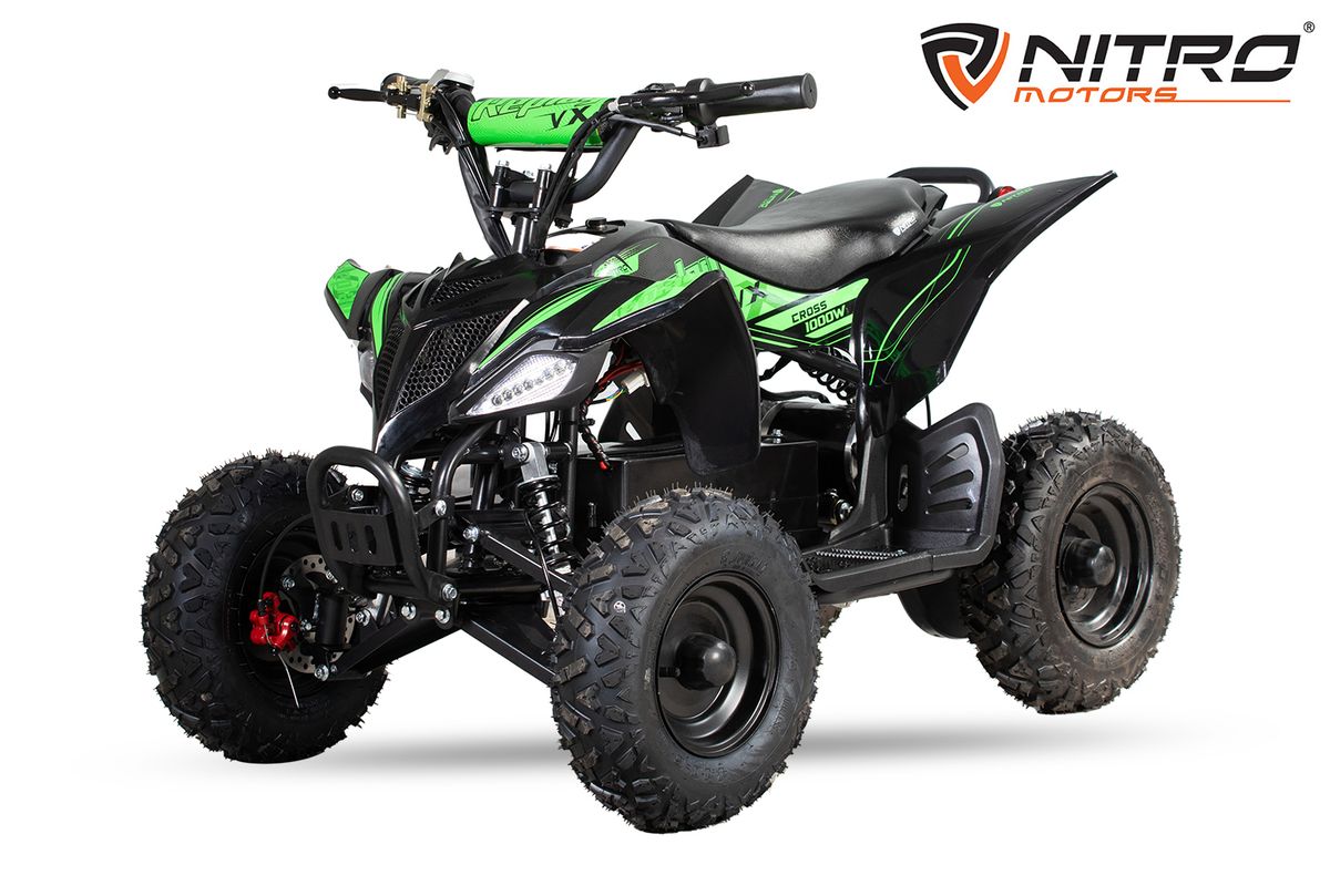 Replay Cross 1000W elquad med LED og nødstopp