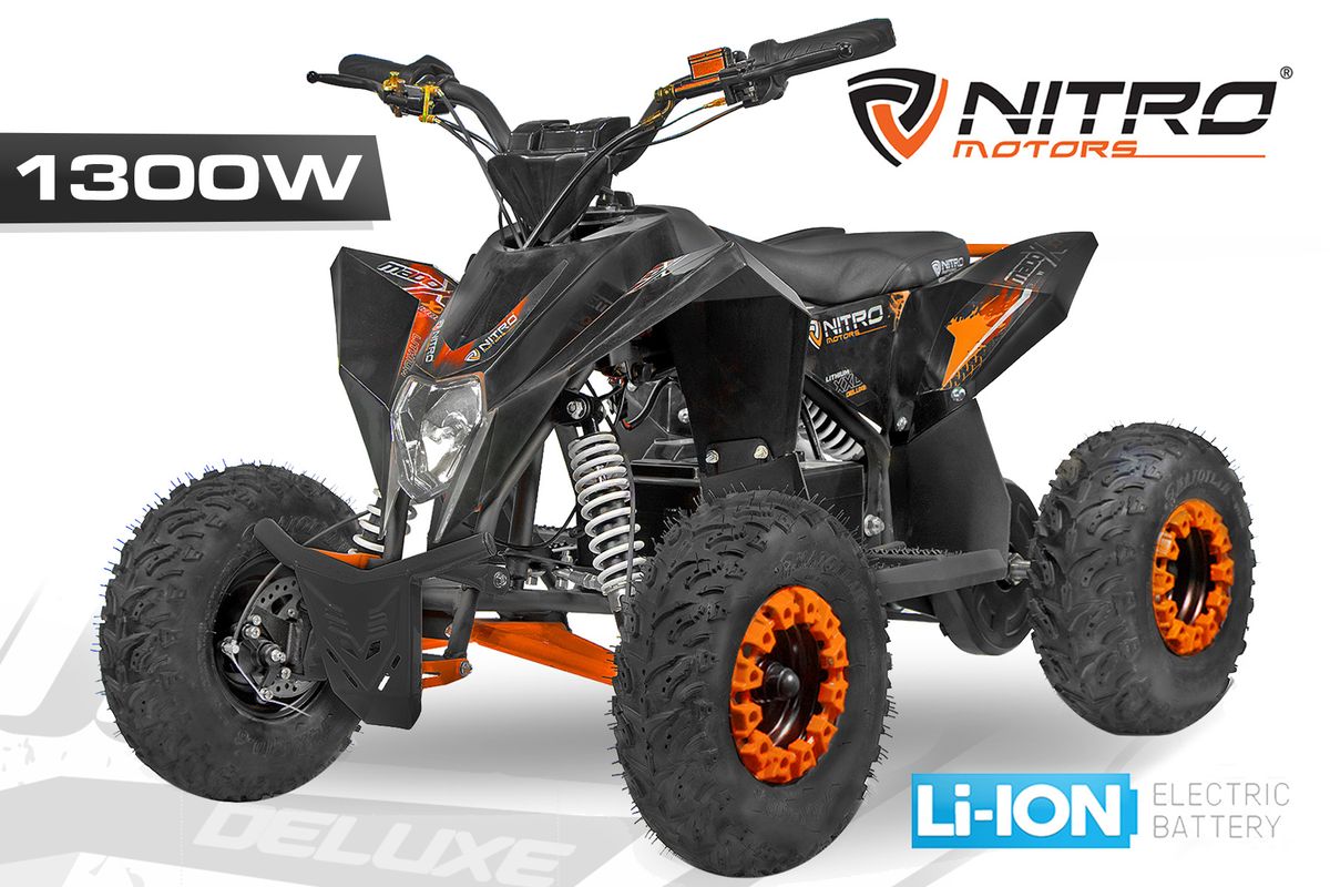 Madox XXL 1300W 48V elquad med li-ion avtagbart batteri