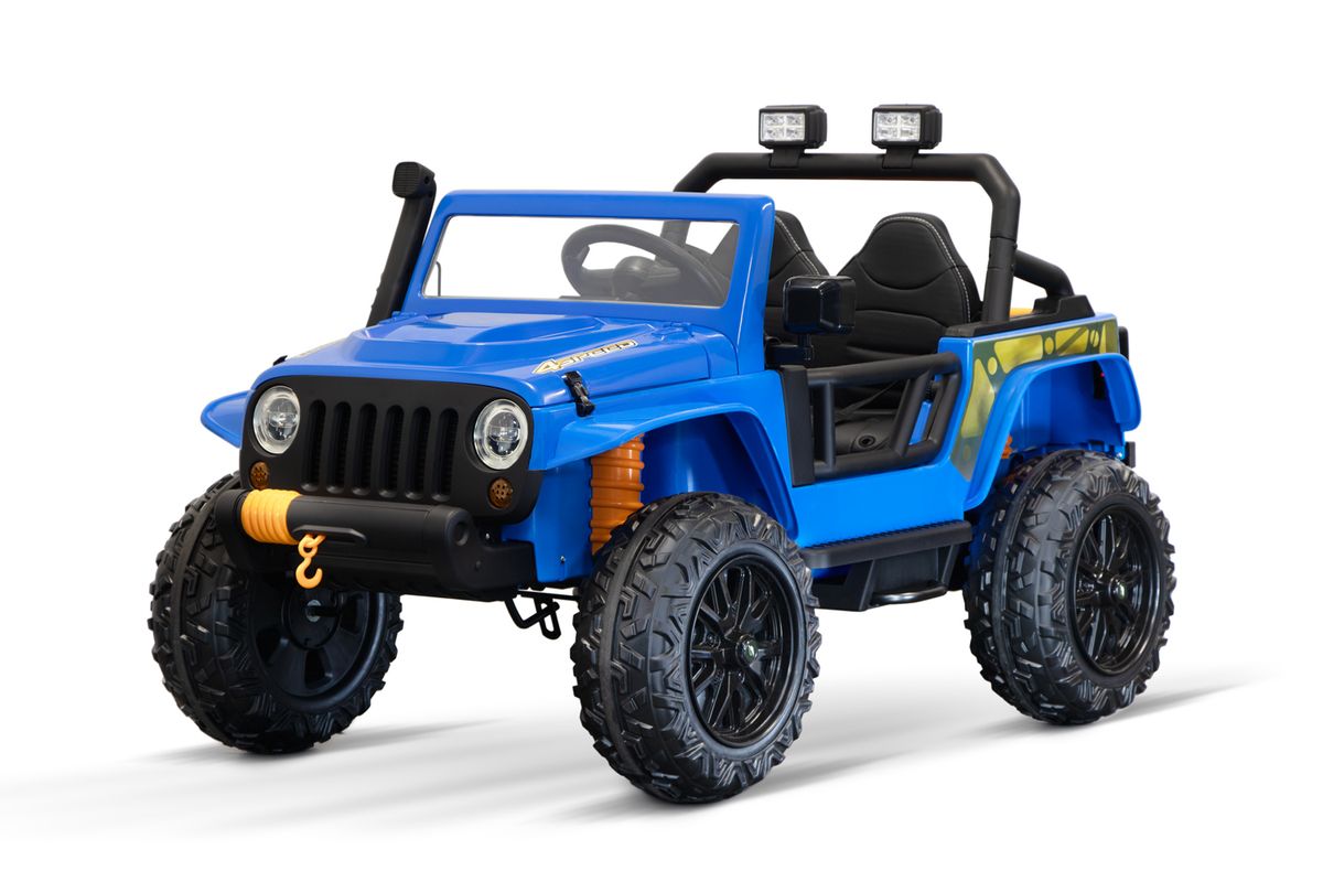 Kidix Offroad JP elbil barn 12V toseter med fjernkontroll