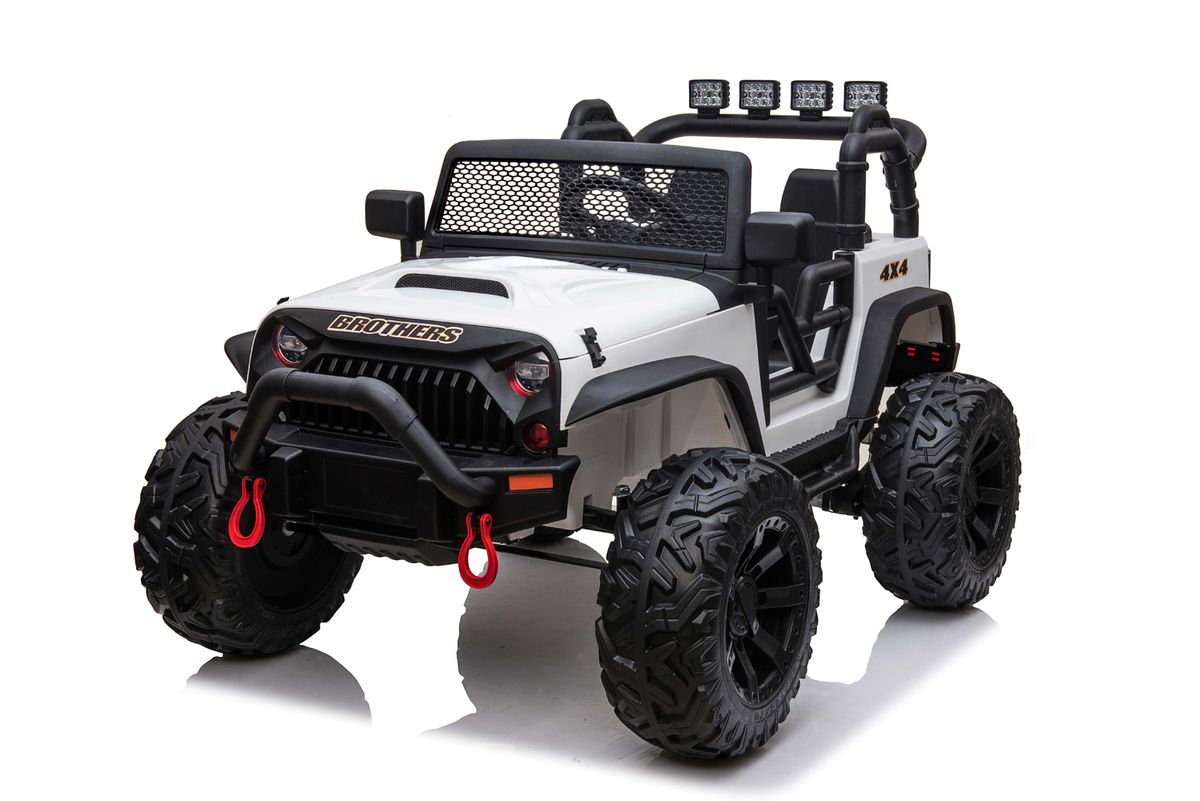 Kidix 4x4 Offroad JP elbil barn 12V toseter med lys