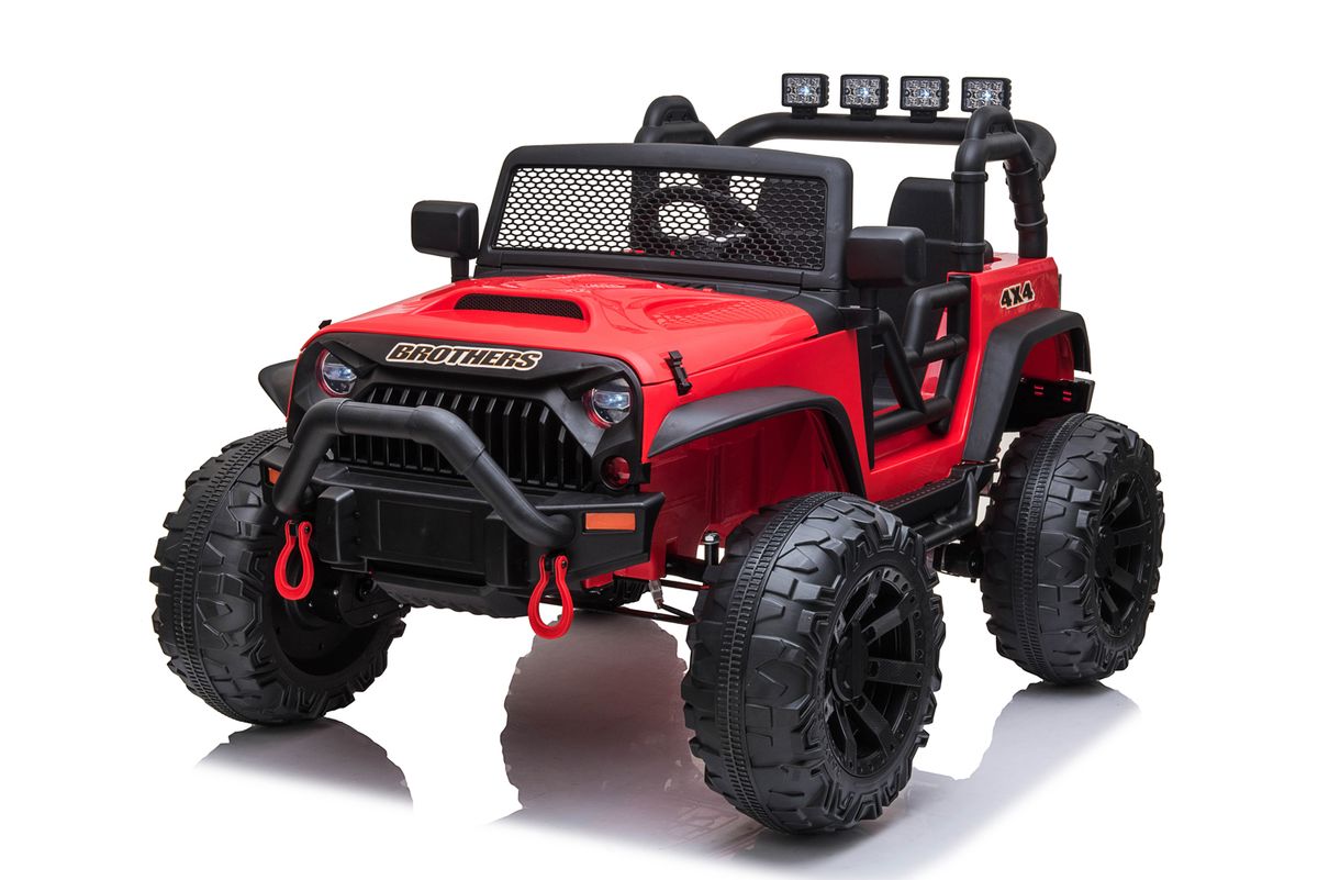 Kidix 4x4 Offroad JP elbil barn 12V toseter med lys