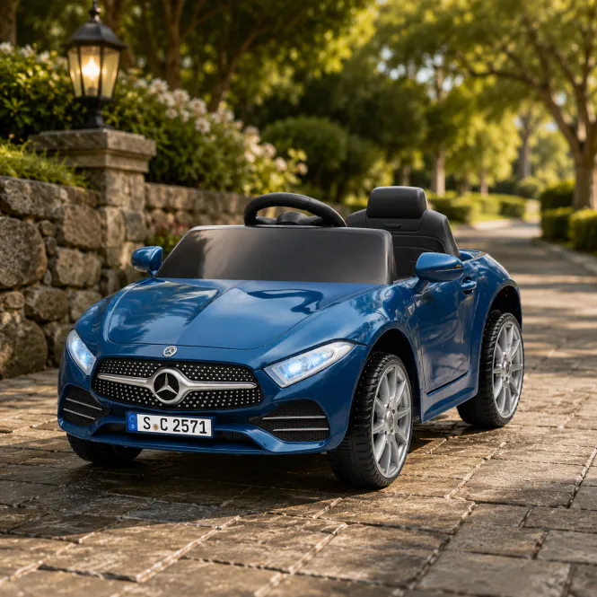 Hovedbilde Mercedes Benz CLS350 elektrisk barnebil - blå